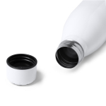 Bouteille en acier inoxydable spéciale sublimation 700ml couleur blanc vue détaillée 3