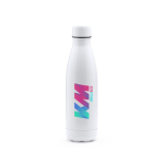 Bouteille en acier inoxydable spéciale sublimation 700ml couleur blanc vue détaillée 5