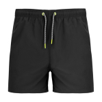 Short de bain en polyester pour adulte 100 g/m² Roly Direct Balos couleur noir deuxième vue