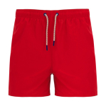 Short de bain en polyester pour adulte 100 g/m² Roly Direct Balos couleur rouge deuxième vue