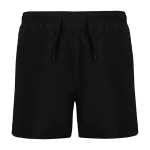 Short de bain avec poches latérales 100 g/m² Roly Direct Aqua couleur noir deuxième vue