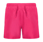 Short de bain avec poches latérales 100 g/m² Roly Direct Aqua couleur rose fluorescent deuxième vue
