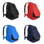 Sac à dos de sport avec compartiment chaussures et dos rembourré 31 L couleur rouge vue détaillée 3