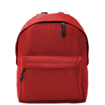 Sac à dos en polyester 900D multifonction avec compartiment principal couleur rouge deuxième vue