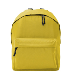 Sac à dos en polyester 900D multifonction avec compartiment principal couleur jaune deuxième vue