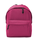 Sac à dos en polyester 900D multifonction avec compartiment principal couleur rose deuxième vue