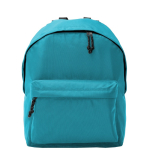 Sac à dos en polyester 900D multifonction avec compartiment principal couleur turquoise deuxième vue