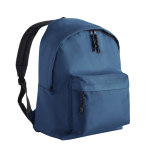 Sac à dos en polyester 900D multifonction avec compartiment principal couleur bleu marine première vue d'usage