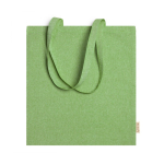 Tote bag avec logo en coton recyclé pas cher 8kg 120 g/m2 Eco Recycle couleur vert menthe deuxième vue