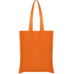 Sac non-tissé avec longues anses thermoscellées et résistance 6kg couleur orange deuxième vue