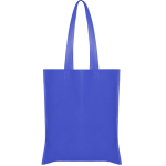 Sac non-tissé avec longues anses thermoscellées et résistance 6kg couleur bleu électrique deuxième vue