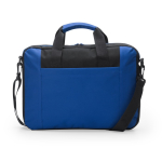 Sacoche pour ordinateur portable matelassée en polyester couleur bleu roi deuxième vue