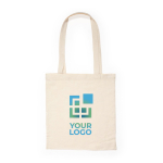 Tote bag fabriqué en coton avec poignées longues 105 g/m² vue principale