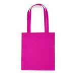 Tote bag en coton avec de longues poignées dans plusieurs couleurs couleur rose première vue d'usage