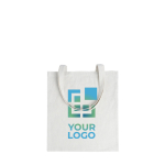 Sac en polyester idéal pour sublimation avec poignées longues 180 g/m² vue principale