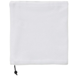 Cache-cou en polyester avec un cordon ajustable 200 g/m² couleur blanc deuxième vue