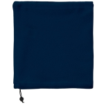 Cache-cou en polyester avec un cordon ajustable 200 g/m² couleur bleu marine deuxième vue