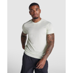 T-shirt technique en polyester recyclé 100 g/m² Roly Direct Slam couleur vert doux première vue d'usage