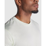 T-shirt technique en polyester recyclé 100 g/m² Roly Direct Slam couleur vert doux vue détaillée 2