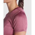 T-shirt femme en polyester recyclé 100 g/m² Roly Direct Slam couleur blanc vue détaillée 2