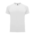 T-shirt technique tissu control dry 135 g/m² Roly Direct Bahrain couleur blanc deuxième vue