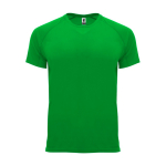 T-shirt technique tissu control dry 135 g/m² Roly Direct Bahrain couleur vert deuxième vue