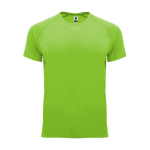 T-shirt technique tissu control dry 135 g/m² Roly Direct Bahrain couleur vert lime deuxième vue