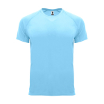 T-shirt technique tissu control dry 135 g/m² Roly Direct Bahrain couleur bleu ciel deuxième vue