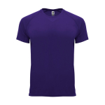 T-shirt technique tissu control dry 135 g/m² Roly Direct Bahrain couleur mauve deuxième vue