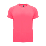 T-shirt technique tissu control dry 135 g/m² Roly Direct Bahrain couleur rose pastel deuxième vue