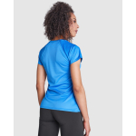 T-shirt technique cintré pour femme 135 g/m² Roly Direct Bahrain couleur rouge vue détaillée 3
