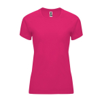 T-shirt technique cintré pour femme 135 g/m² Roly Direct Bahrain couleur rose deuxième vue