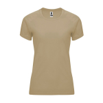 T-shirt technique cintré pour femme 135 g/m² Roly Direct Bahrain couleur sable deuxième vue