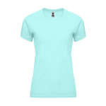 T-shirt technique cintré pour femme 135 g/m² Roly Direct Bahrain couleur vert menthe deuxième vue