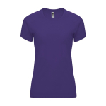 T-shirt technique cintré pour femme 135 g/m² Roly Direct Bahrain couleur mauve deuxième vue
