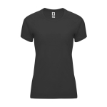 T-shirt technique cintré pour femme 135 g/m² Roly Direct Bahrain couleur gris taupe deuxième vue