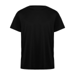 T-shirt technique en polyester 135 g/m² Roly Direct Daytona couleur noir deuxième vue