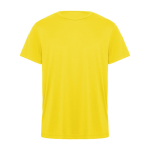 T-shirt technique en polyester 135 g/m² Roly Direct Daytona couleur jaune deuxième vue