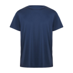 T-shirt technique en polyester 135 g/m² Roly Direct Daytona couleur bleu marine deuxième vue