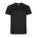 T-shirt technique en tissu recyclé 135 g/m² Roly Direct Imola couleur gris taupe deuxième vue