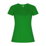 T-shirt en polyester recyclé pour femme 135 g/m² Roly Direct Imola couleur vert deuxième vue