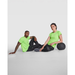 T-shirt en polyester recyclé pour femme 135 g/m² Roly Direct Imola couleur turquoise troisième vue d'usage