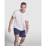 T-shirt en polyester recyclé 125 g/m² Roly Direct Estoril couleur blanc première vue d'usage