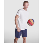 T-shirt en polyester recyclé 125 g/m² Roly Direct Estoril couleur blanc quatrième vue d'usage