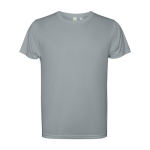 T-shirt en polyester recyclé 125 g/m² Roly Direct Estoril couleur gris deuxième vue