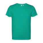 T-shirt en polyester recyclé 125 g/m² Roly Direct Estoril couleur vert émeraude deuxième vue