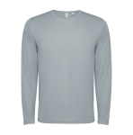 T-shirt à manches longues 125 g/m² Roly Direct Estoril L/S couleur gris deuxième vue
