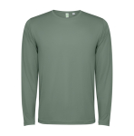 T-shirt à manches longues 125 g/m² Roly Direct Estoril L/S couleur vert olive deuxième vue