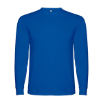 T-shirt en coton à manches longues 165 g/m² Roly Direct Pointer couleur bleu roi deuxième vue