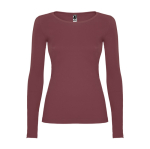 T-shirt femme à manches longues 160 g/m² Roly Direct Extreme couleur acajou deuxième vue